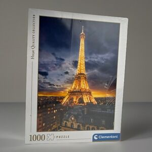 Clementoni: "Tour Eiffel"  1000 Piece Jigsaw Puzzle Eiffel Tower Pairs Landmark
